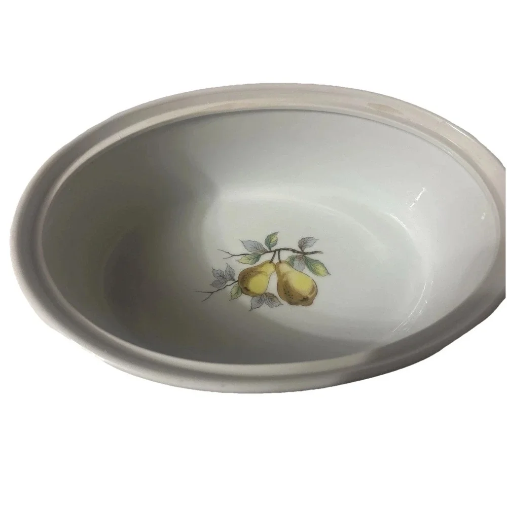 Vintage Andrea by Sadek Fruit Ceramic Casserole & Oval Serving Dish Set - Japan